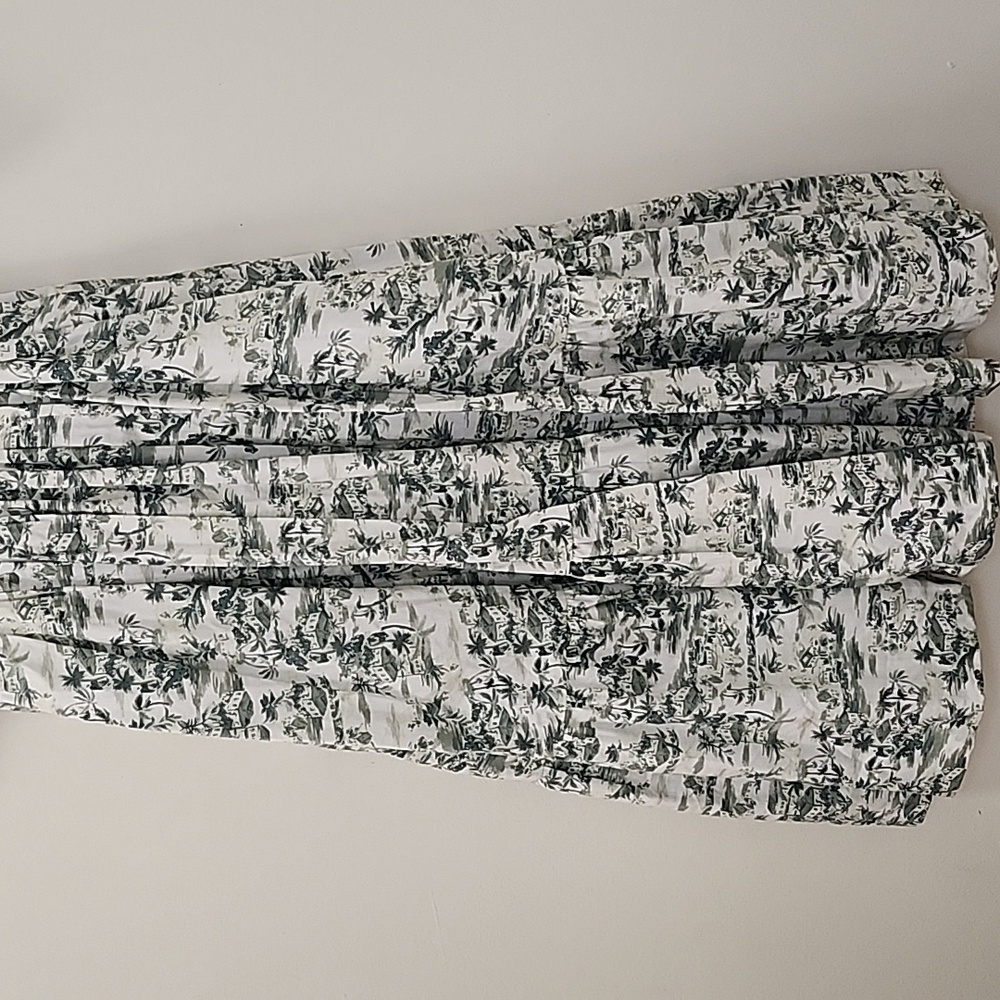 Abercrombie&Fitch Kelly Green  Emerson Poplin Puff Sleeve flows Midi Dress Sz XS - Picture 11 of 16